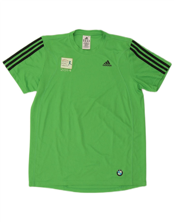 Adidas Herren Aohna Graphic T-Shirt Top Mittelgrünes Polyester