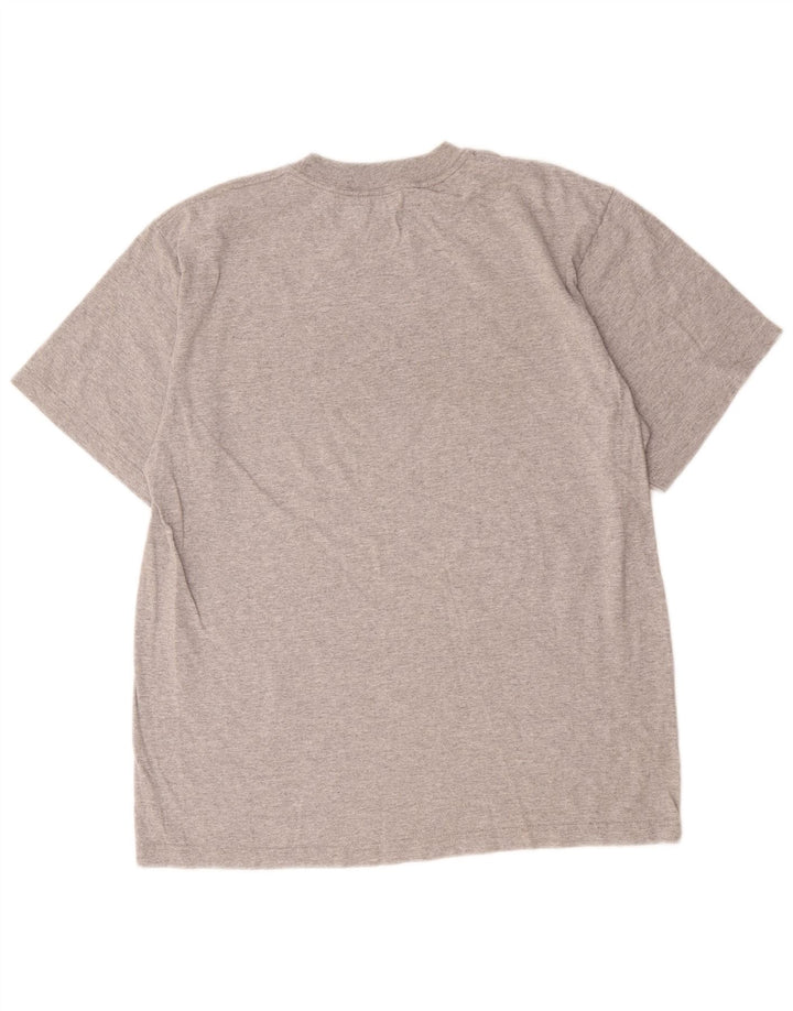 Adidas Herren Grafik T-Shirt Top Large Grau Baumwolle