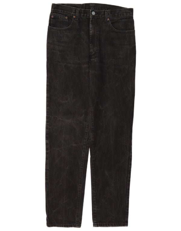 Calvin Klein Herren Acid Wash Straight Jeans W31 L32 Graue Baumwolle
