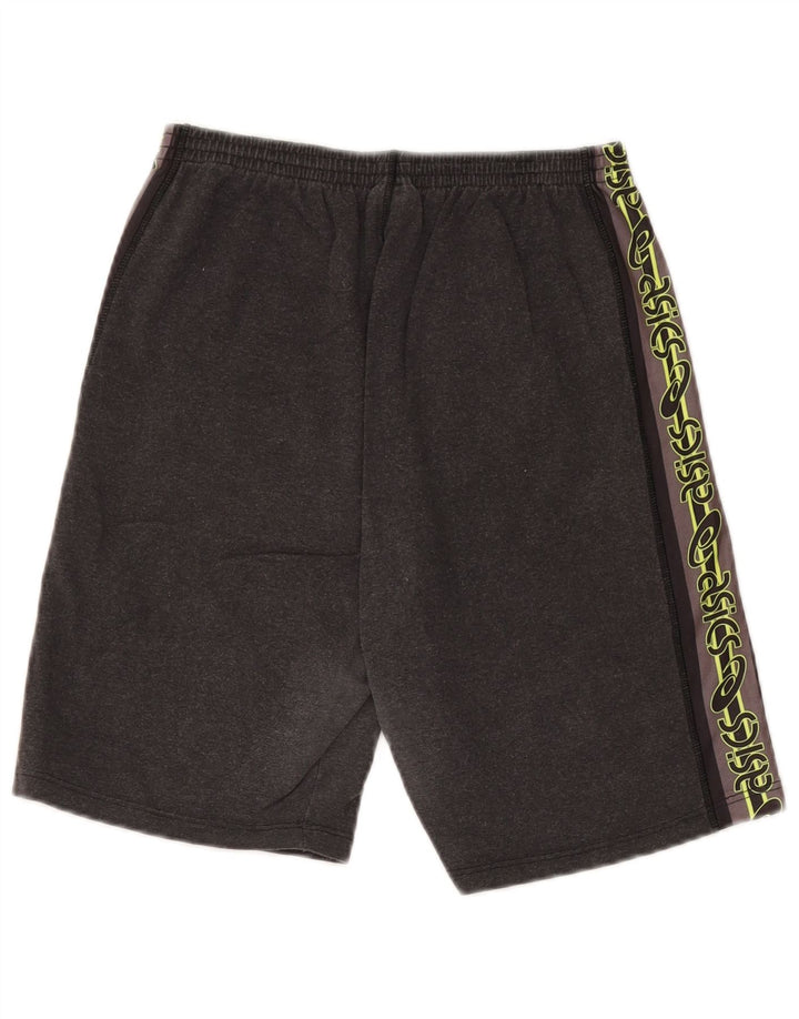 Asics Herren Graphic Sport Shorts XL Grau Baumwolle