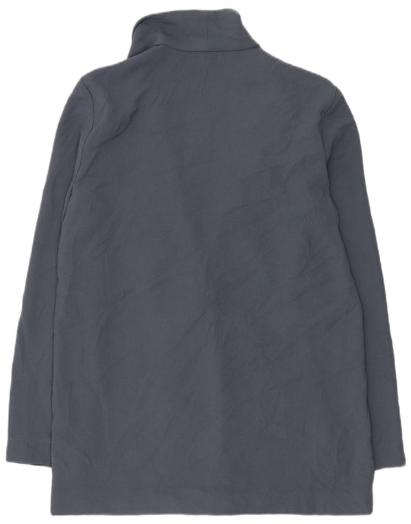 Topshop Damen-Zweireiher-Blazer, Gr. 10, Größe S, Blau, Polyester