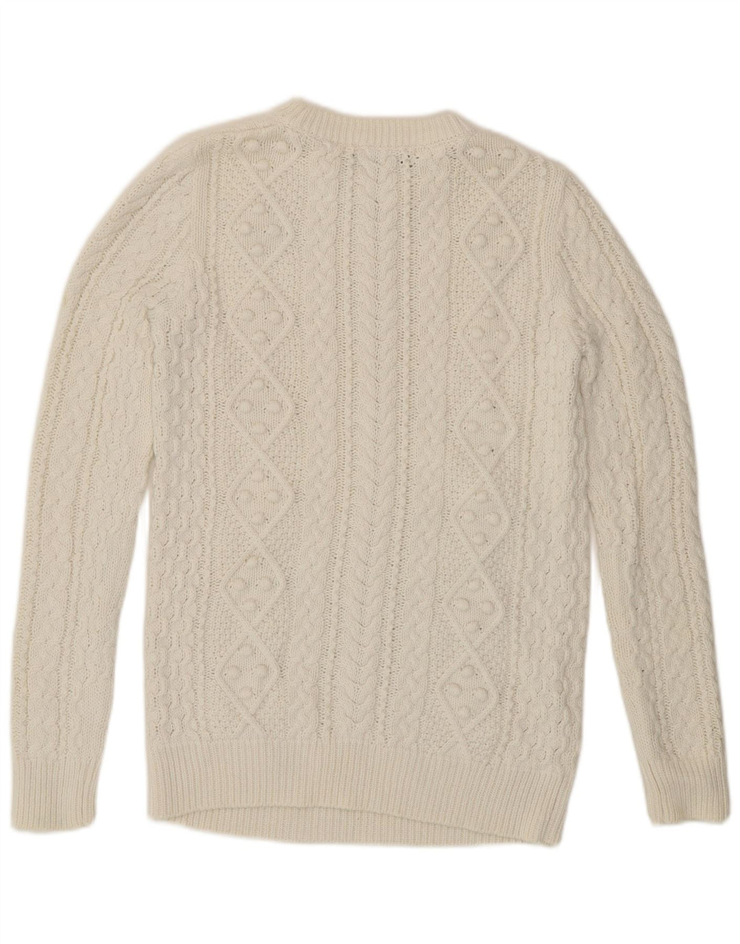 Zara Damen-Pullover mit U-Boot-Ausschnitt, Gr. 10, Größe S, Weiß