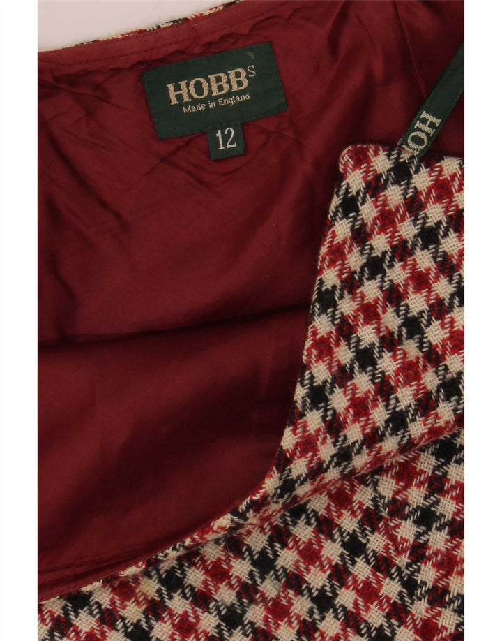 Hobbs Damen A-Linien-Rock UK 12 Medium W30 Mehrfarbiger Hahnentritt