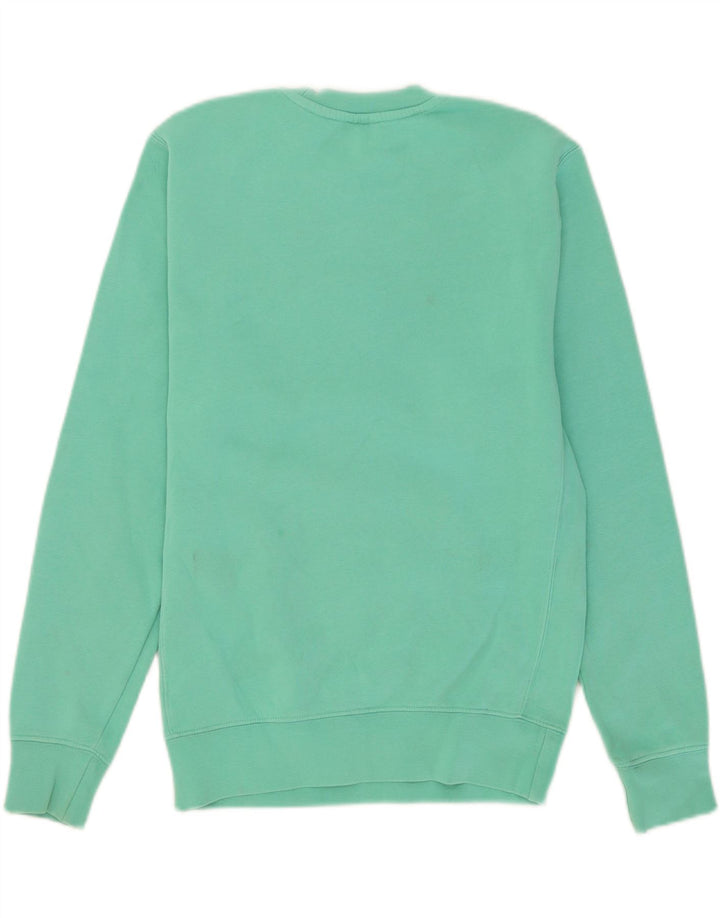 NIKE Mens Sweatshirt Jumper XS Turquoise Cotton Vintage Nike and Second-Hand Nike from Messina Hembry 