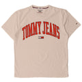 Tommy Hilfiger Herren-T-Shirt mit normaler Passform, mittelweißer Baumwolle, mit Grafik