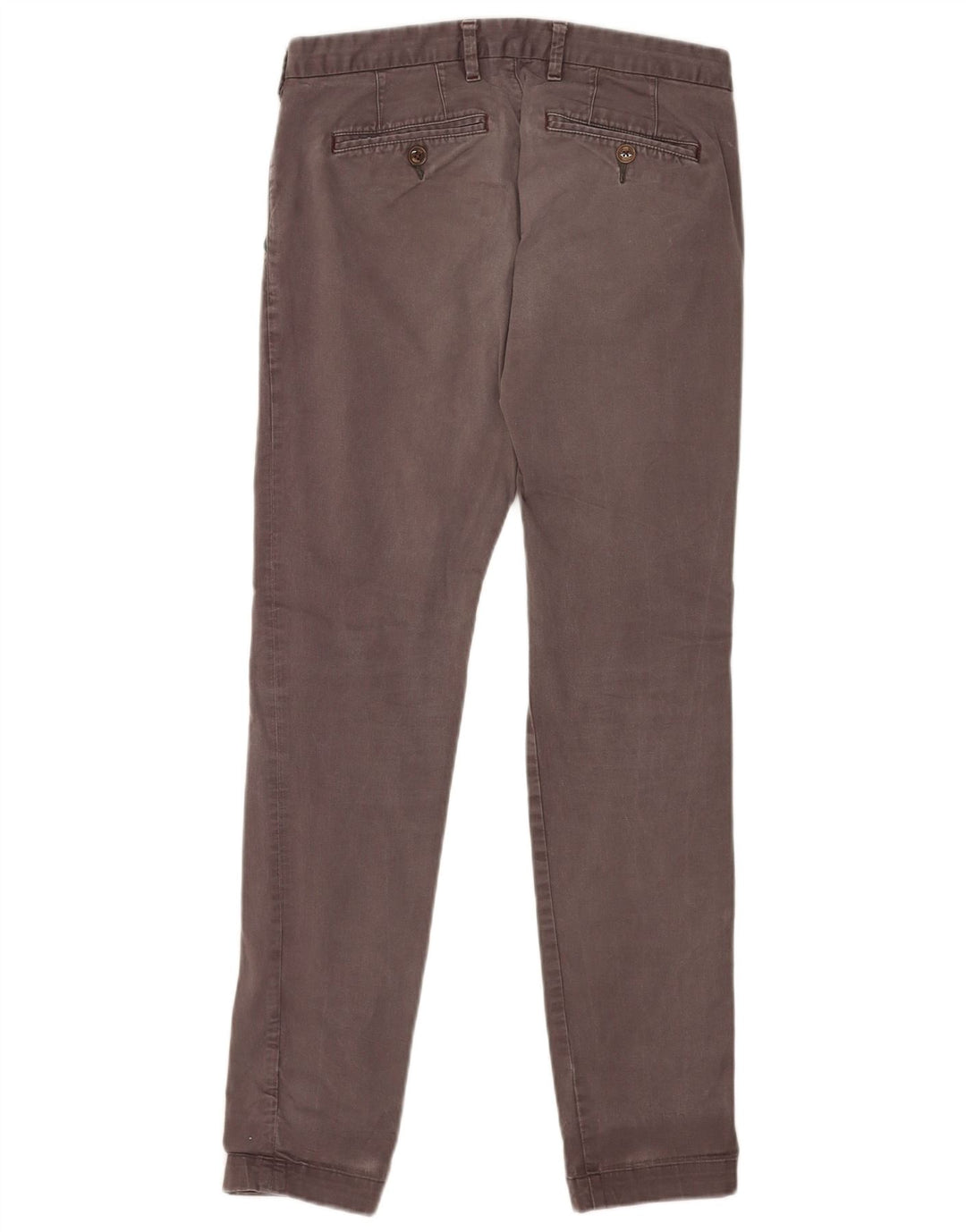 Ted Baker Slim Chino-Hose für Herren, W30 L30, graue Baumwolle