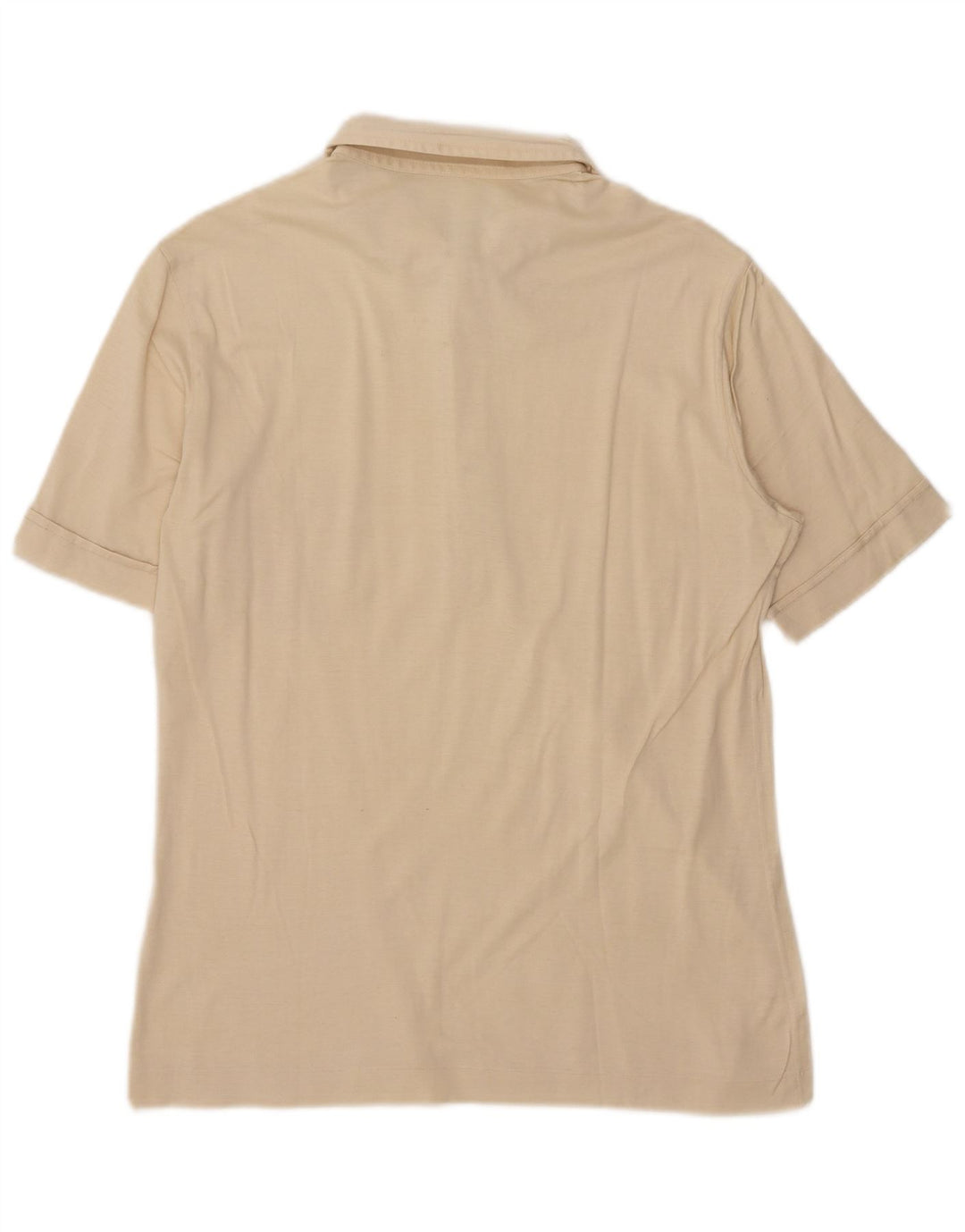 Vintage Herren Poloshirt IT 46 Small Beige