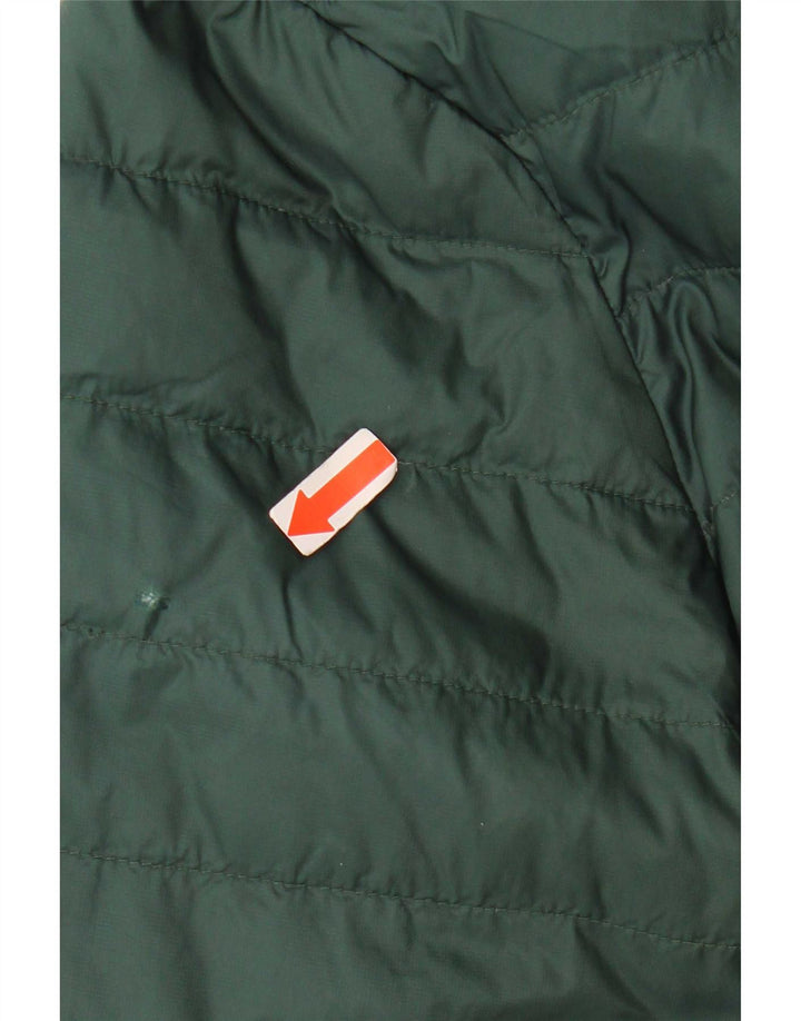 Jack Wills wattierte Herrenjacke UK 36 Small Green Polyamid