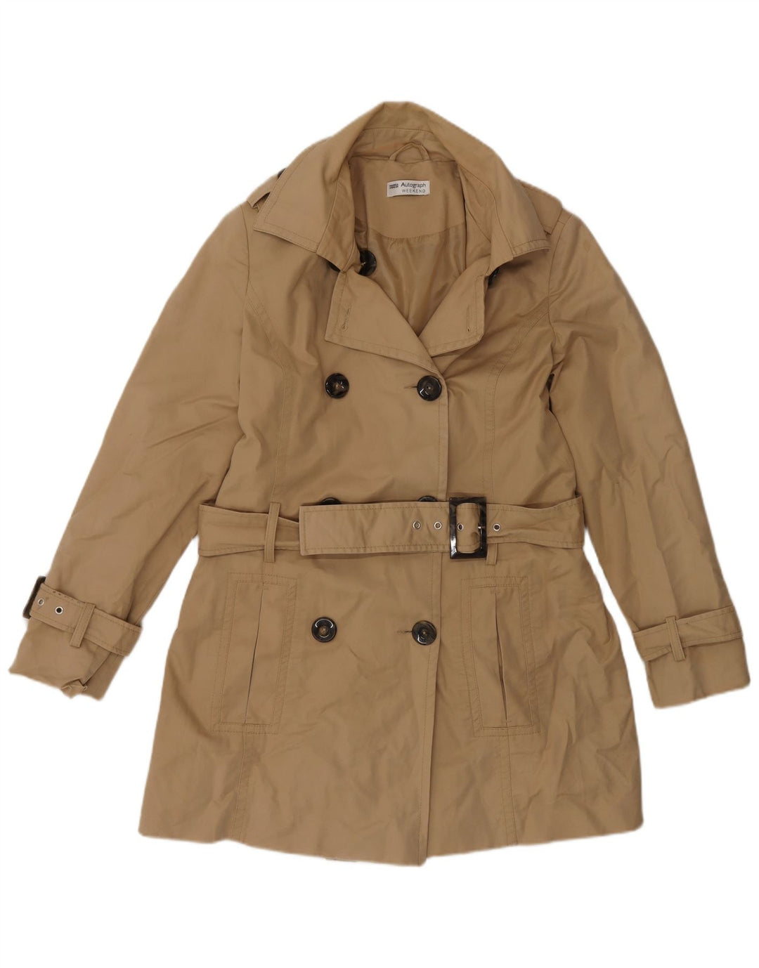 Marks & Spencer Damen Autograph Trenchcoat UK 16 Large Beige Classic