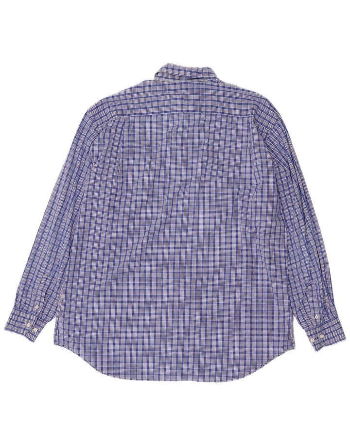 Cerruti 1881 Herrenhemd XL Blau kariert