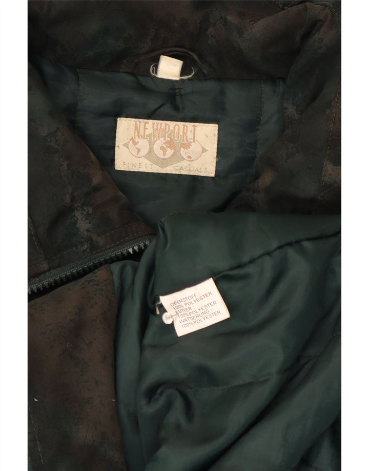 Newport Wattierte Damenjacke UK 20 2XL Grünes Camouflage-Polyester