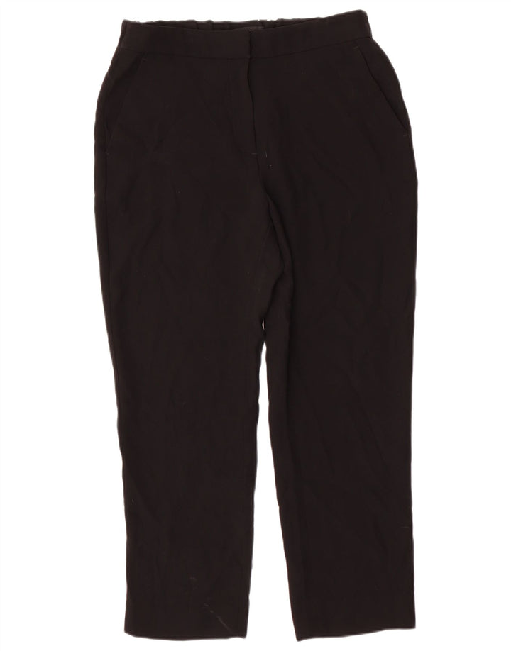 J. CREW Damen Tapered Chino-Hose US 8 Medium W32 L26 Schwarz Polyester