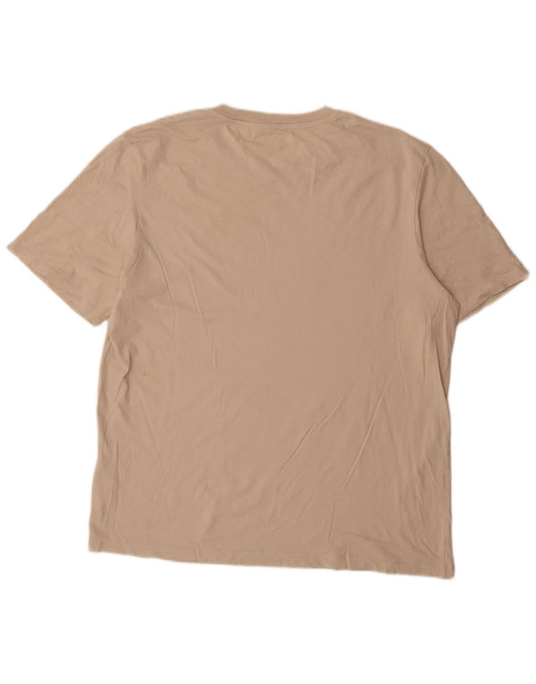 Jack & Jones Herren Grafik T-Shirt Top XL Beige