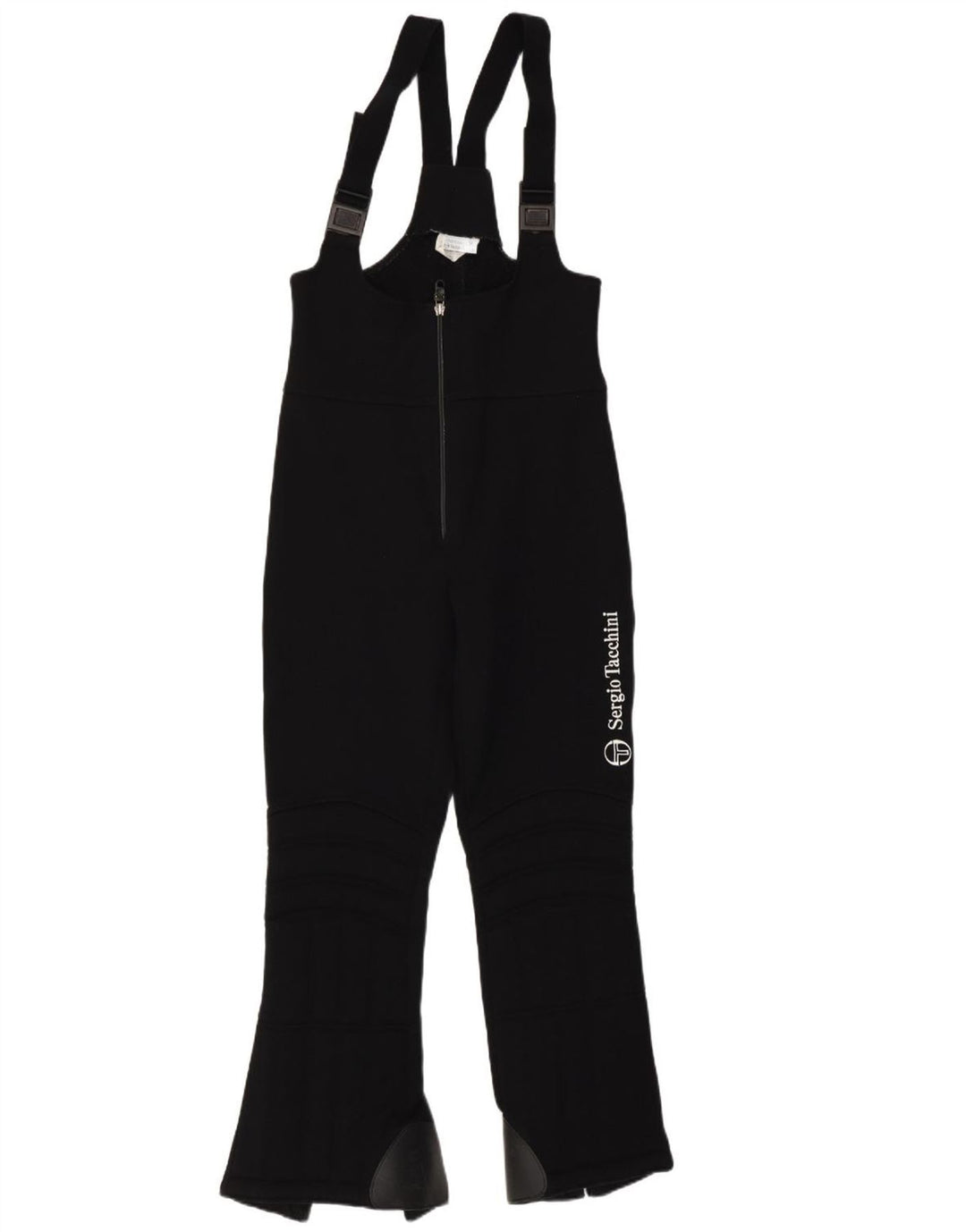 Sergio Tacchini Damen Ski-Latzhose mit Grafik, UK 12, Mittelschwarz