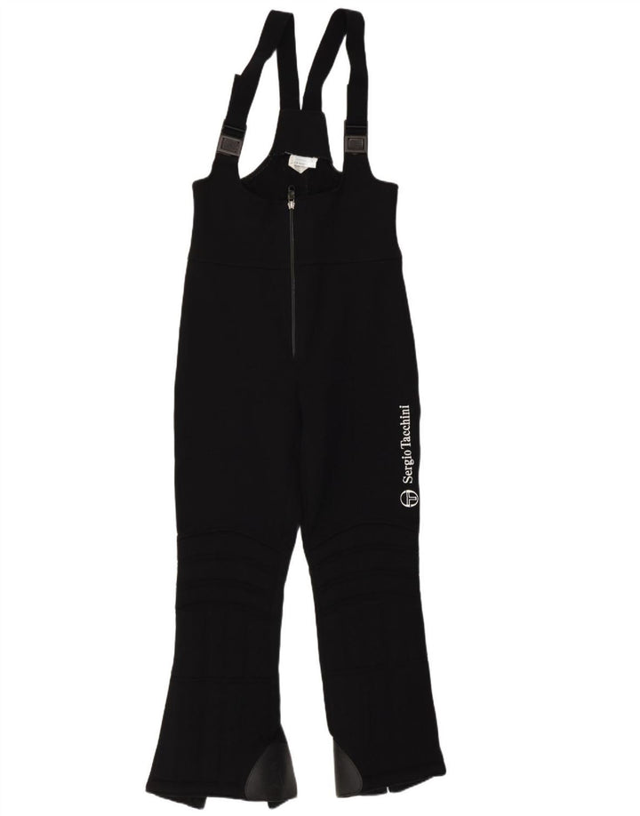 Sergio Tacchini Damen Ski-Latzhose mit Grafik, UK 12, Mittelschwarz