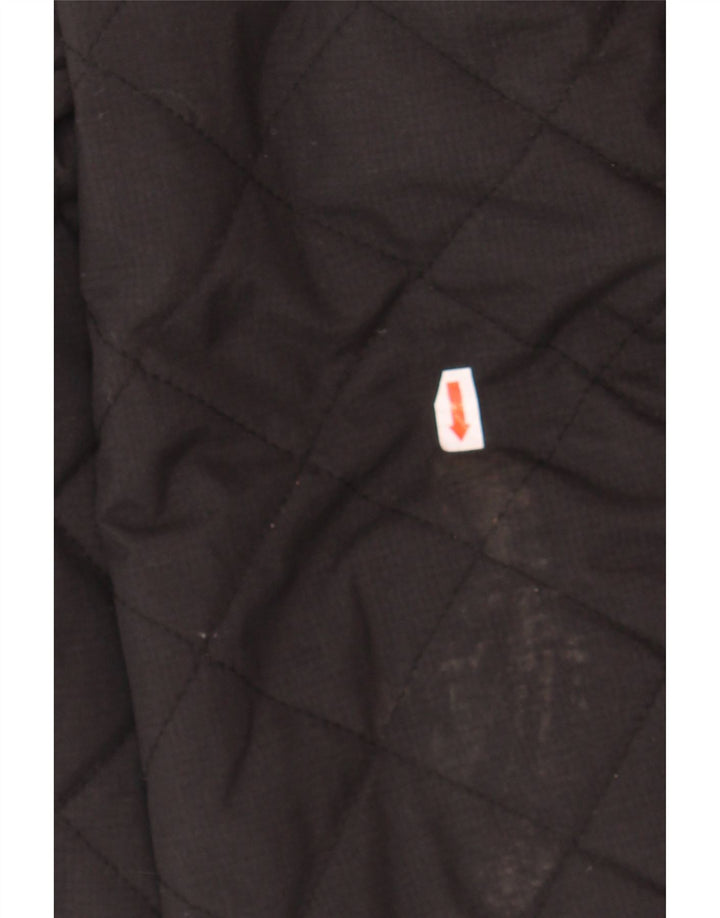 SUPERDRY Womens Windbreaker Jacket UK 14 Medium Black Polyester