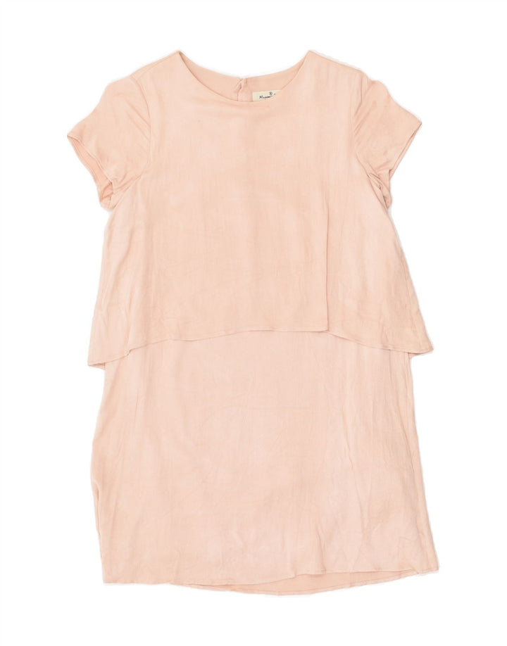 MASSIMO DUTTI Girls Peplum Dress 9-10 Years Pink Viscose | Vintage Massimo Dutti | Thrift | Second-Hand Massimo Dutti | Used Clothing | Messina Hembry 