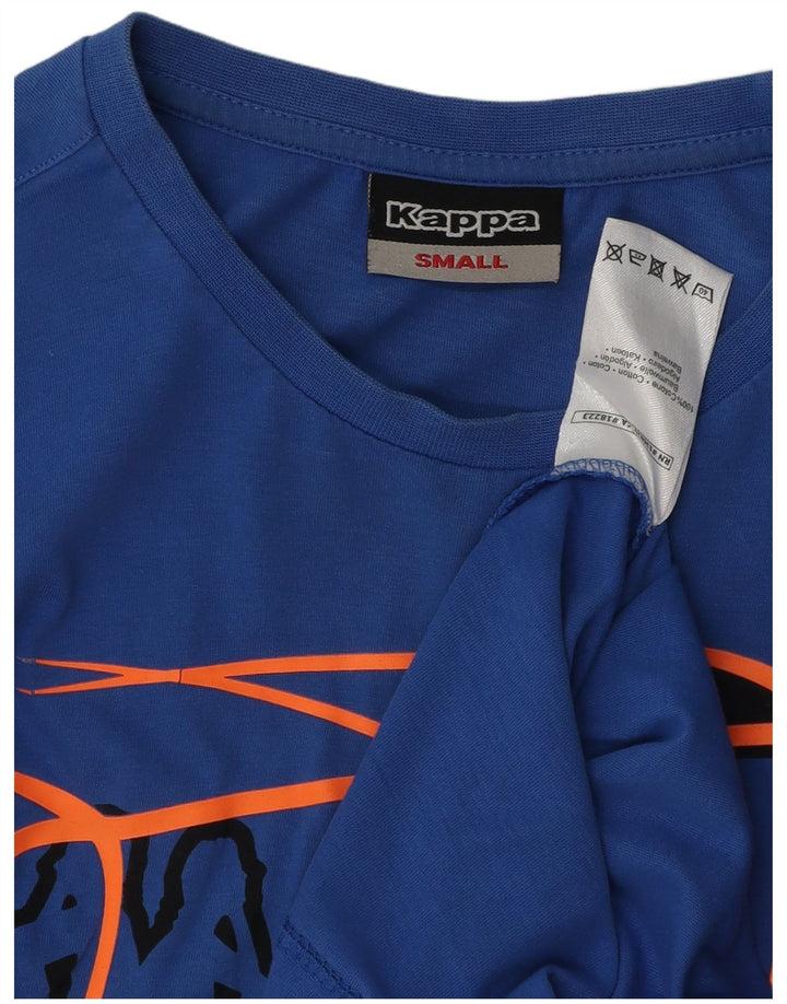 Nike Herren Calcio Graphic T-Shirt Top Small Blau Baumwolle