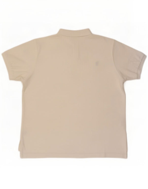 Polo Ralph Lauren Herren-Hemd mit individueller Passform, 2XL, weiße Baumwolle