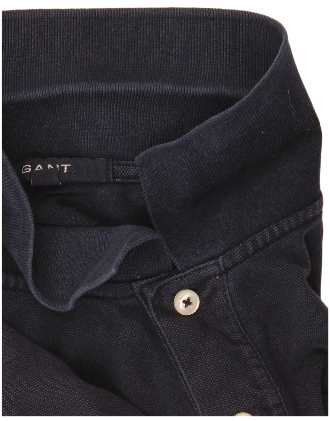 Gant Herren Poloshirt XL Marineblau Baumwolle