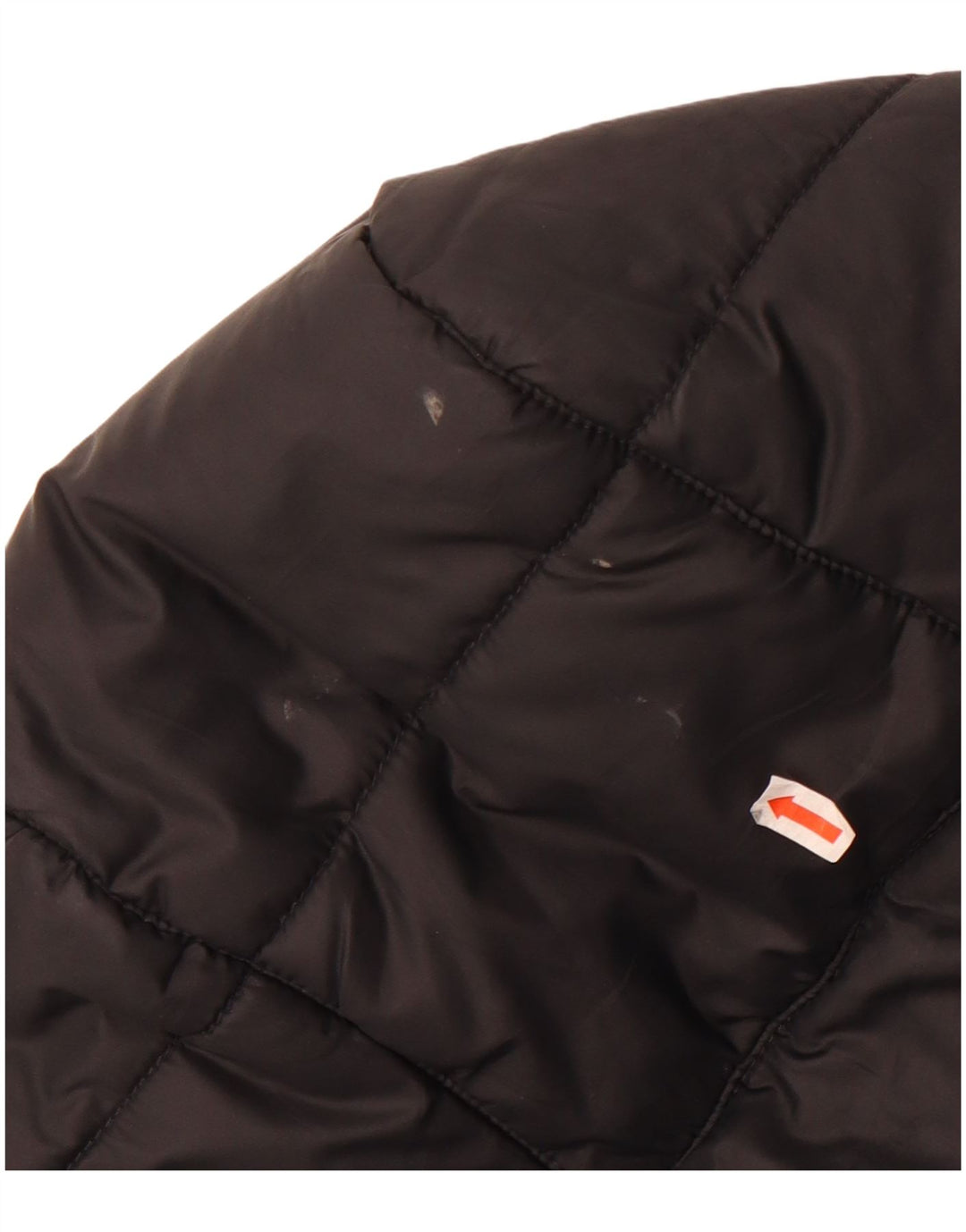Nike Damen-Kapuzenjacke, wattiert, Gr. 10, Größe S, Schwarz, Polyester