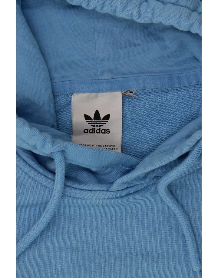 Adidas Herren Kapuzenpullover Mittelblau