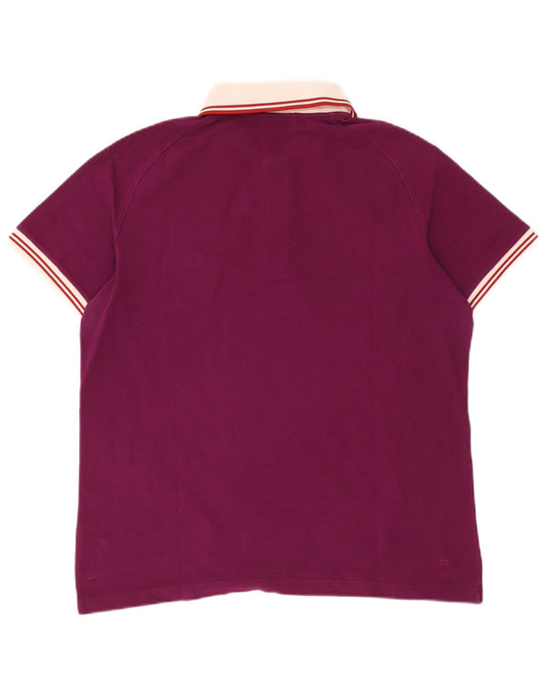 Fred Perry Herren Special Edition Rugby-Poloshirt, groß, kastanienbraun gestreift
