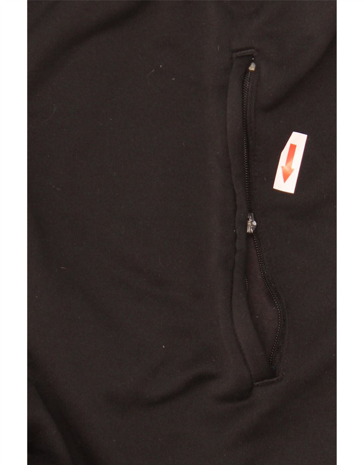 Adidas Damen Zip Hoodie Pullover Größe 16 Schwarz Polyester