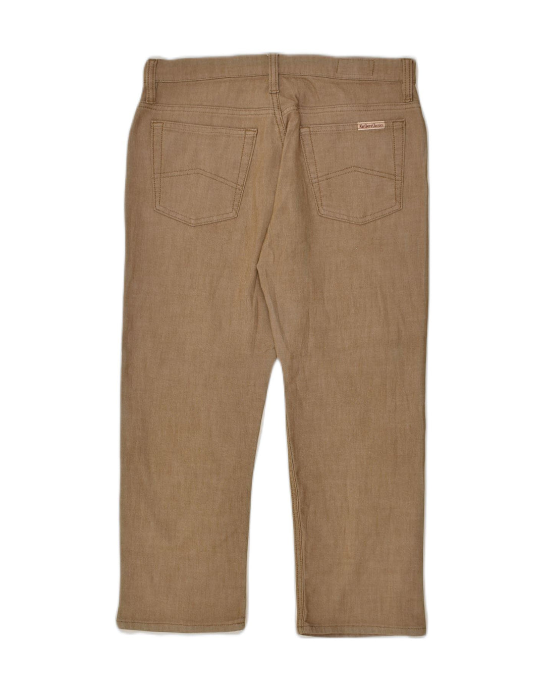 MARLBORO CLASSICS Womens Straight Casual Trousers W29 L22 Brown Cotton | Vintage Marlboro Classics | Thrift | Second-Hand Marlboro Classics | Used Clothing | Messina Hembry 
