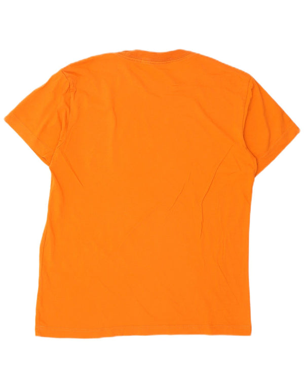 Calvin Klein Jeans Herren Grafik T-Shirt Top XS Orange