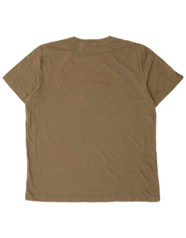 Jack & Jones Herren T-Shirt Top XL Khaki Baumwolle