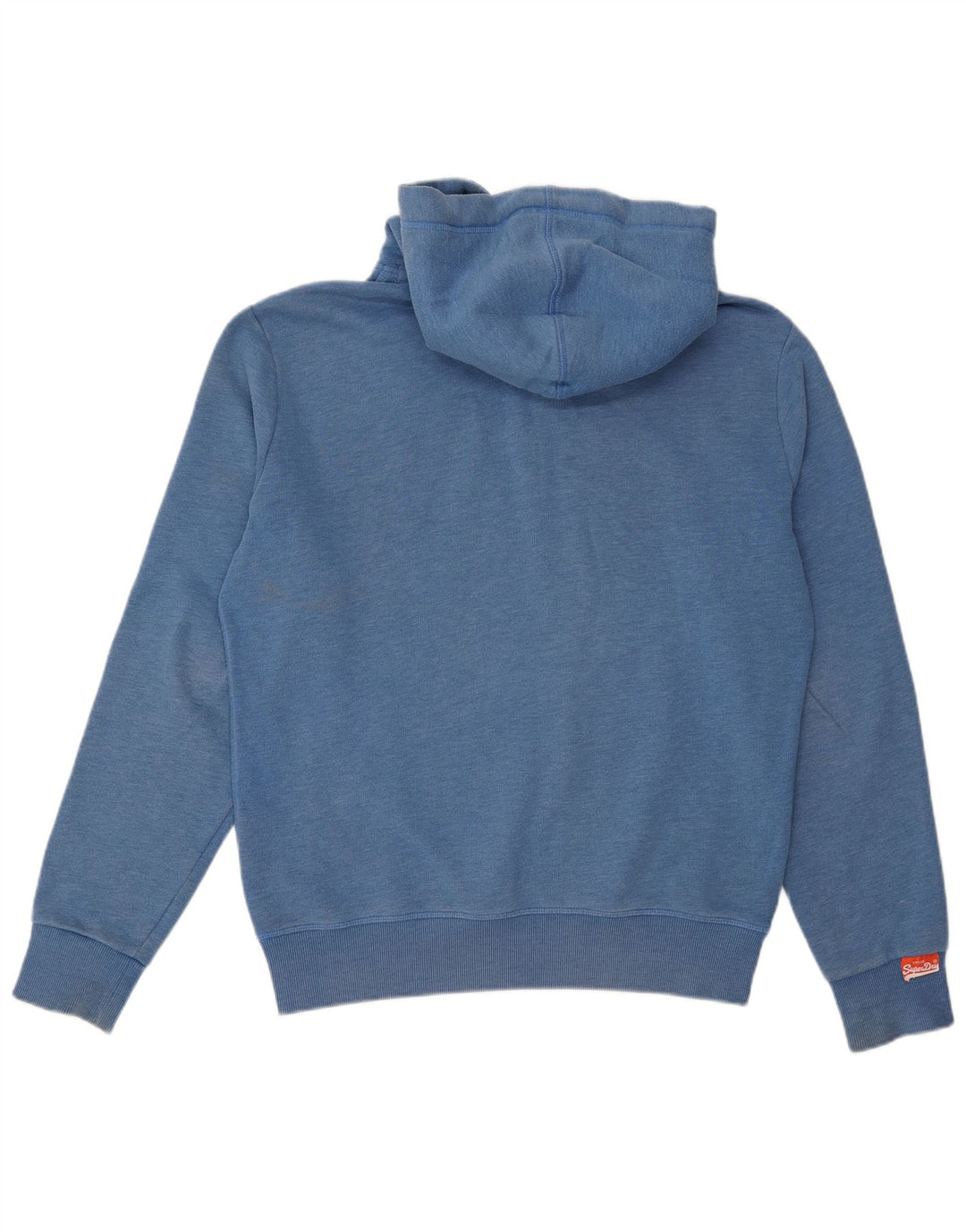 Superdry Herren-Kapuzenpullover mit Grafik, groß, aus blauer Baumwolle