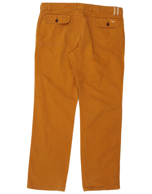 Harmont & Blaine Herren gerade Chinohose IT 56 3XL W38 L33 Gelb