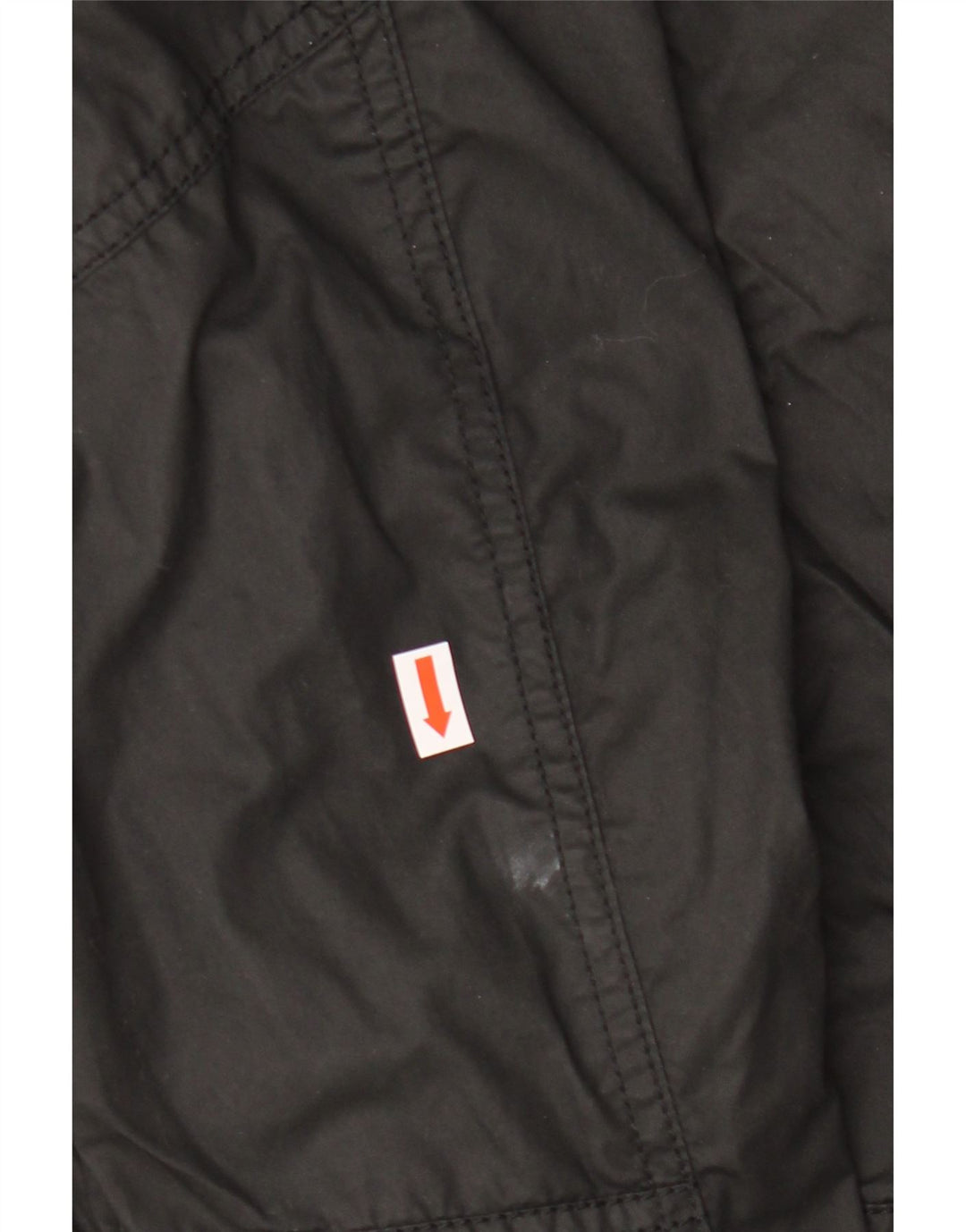 ZARA Herren Militärjacke UK 42 XL Schwarz Baumwolle