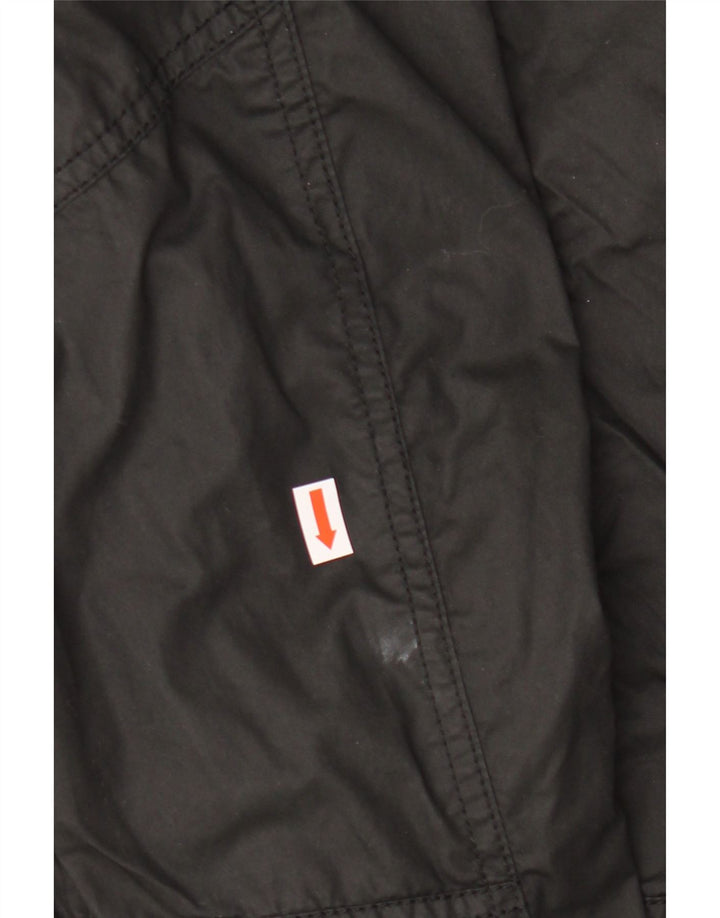 ZARA Herren Militärjacke UK 42 XL Schwarz Baumwolle