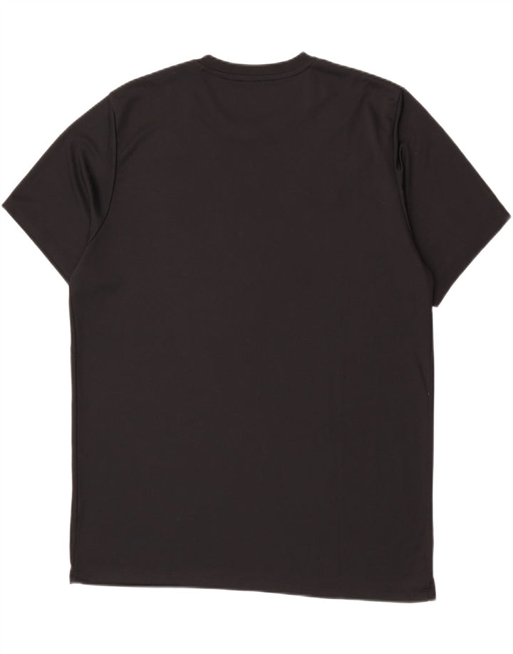 Nike Herren Dri Fit T-Shirt Top 2XL Schwarz