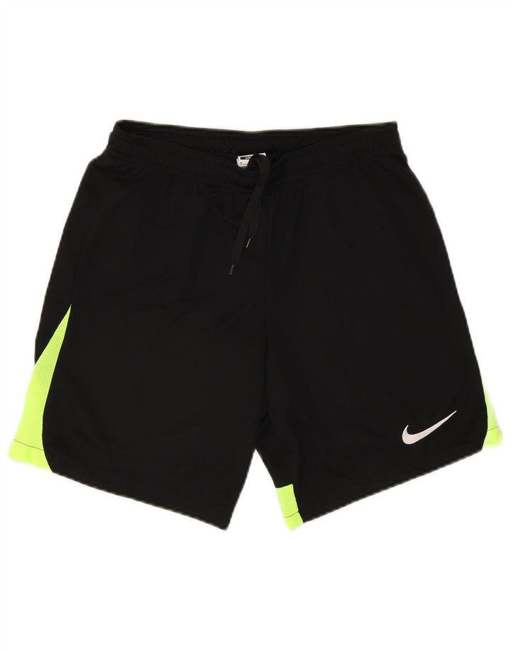 Nike Herren Dri Fit Slim Fit Sportshorts Mittelschwarzes Colourblock-Polyester