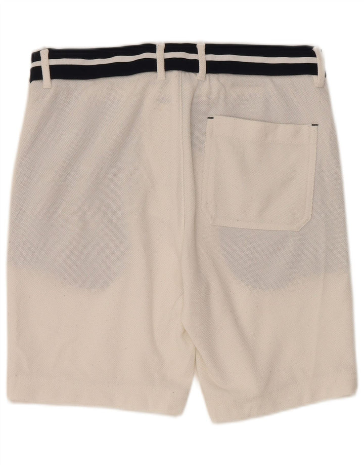 Badeshorts für Herren von Zara, Größe S, Weiß, Colourblock-Polyester