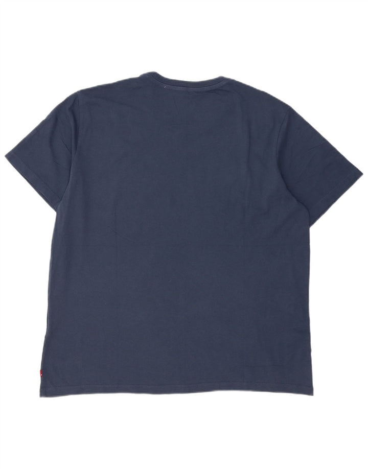 Levi's Herren-T-Shirt mit Grafik, Größe L, Marineblau