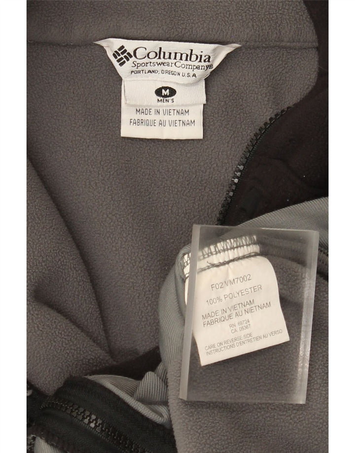 Columbia Herren Liner Fleecejacke UK 38 Mittelschwarzes Colourblock-Polyester