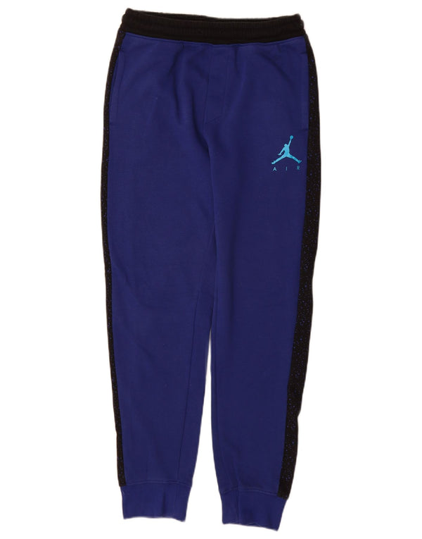 Jordan Jungen-Trainingshose, Jogginghose, 12–13 Jahre, Größe L, blau gepunktet