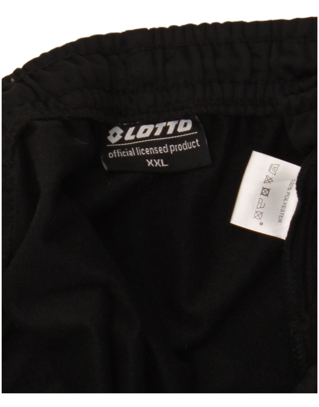 Lotto Herren-Trainingshose, Jogginghose, 2XL, Schwarz, Polyester