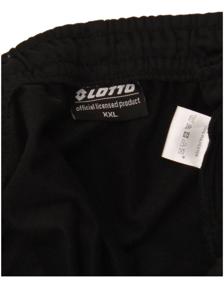 Lotto Herren-Trainingshose, Jogginghose, 2XL, Schwarz, Polyester