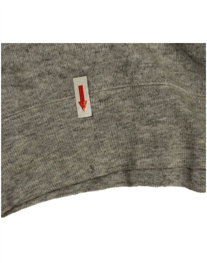 Champion Herren-Sweatshirt mit Grafik, kurzärmelig, klein, Grau, Farbblock