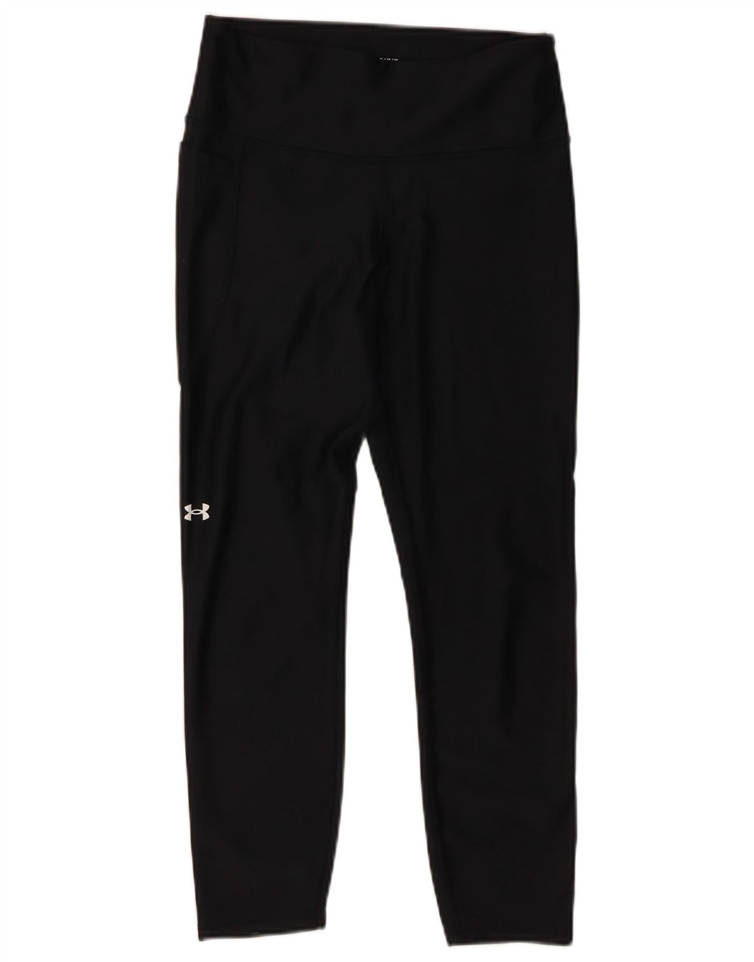 Under Armour Damen Kompressions-Crop-Leggings UK 14 Medium Schwarz