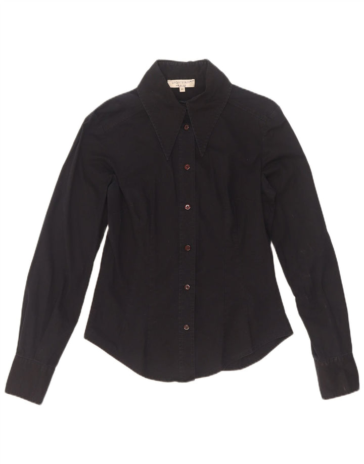 Sportstaff Damen-Shirt IT 44 Medium Black Cotton