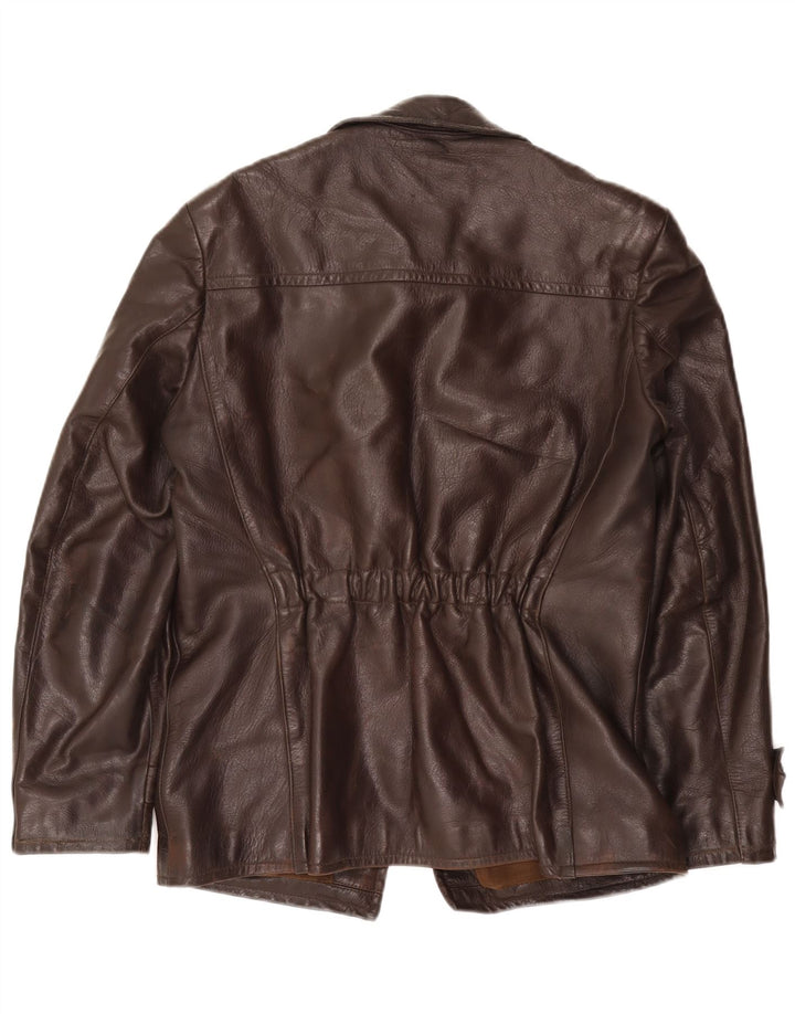 Vintage Herren Lederjacke UK 40 Large Braun
