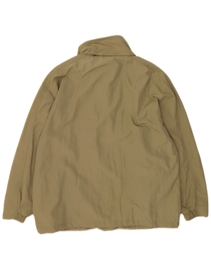 Diadora Herren Loose Fit Regenjacke UK 36 Small Khaki Polyamid