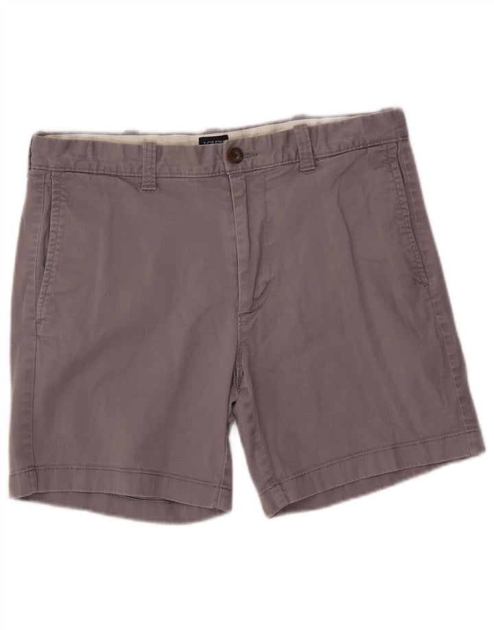 J. CREW Herren Chinoshorts W32 mittelgraue Baumwolle