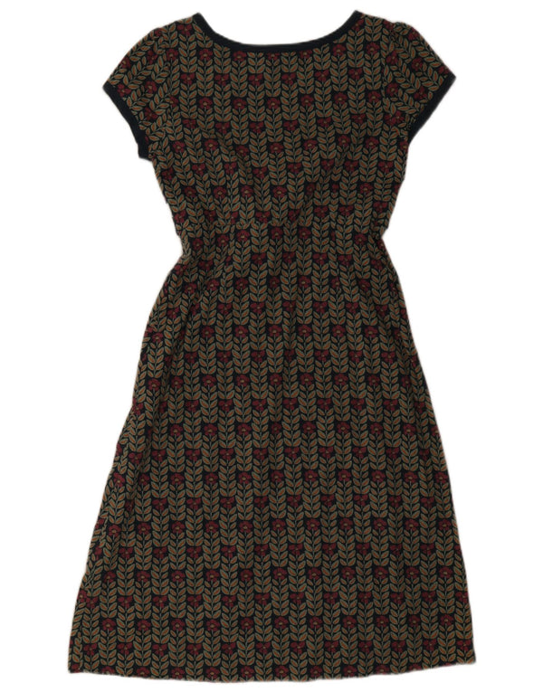 Seasalt A-Linien-Kleid für Damen, Größe S, Marineblau, Blumenmuster, Größe 40, Baumwolle